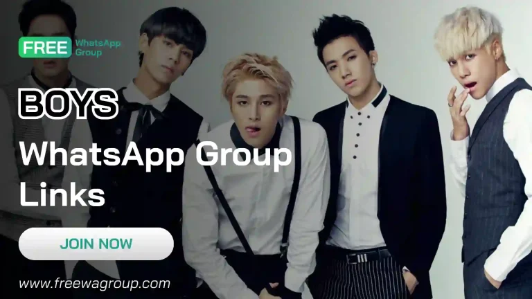 Boys WhatsApp Group Links